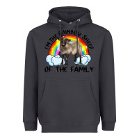 Smoke i'm the rainbow sheep of the family suffolk sheep black face sheep Heavyweight Hoodie - RanaPortraitStore