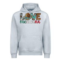 Heather Grey love mexicana revise Urban Hoodie - AdoDesignShop