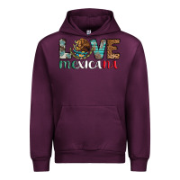 Mauve Wine love mexicana revise Urban Hoodie - AdoDesignShop