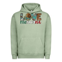 Pigment Oil Green love mexicana revise Urban Hoodie - AdoDesignShop