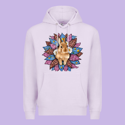 Easter Leopard Bunny Sunflower Premium Hoodie Designed By Artiststas