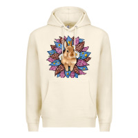 Tofu easter leopard bunny sunflower Premium Hoodie - Artiststas