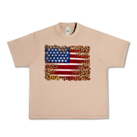 Burro american flag and leopard Urban Heavy Tee - Artiststas