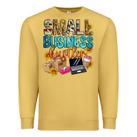 Antique Gold small business hustler Premium Sweatshirt - Zillion Design Studio