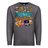 Charcoal Heather small business hustler Premium Sweatshirt - Zillion Design Studio