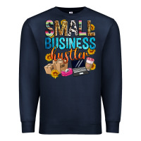 Navy small business hustler Premium Sweatshirt - Zillion Design Studio
