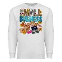 Oatmeal Heather small business hustler Premium Sweatshirt - Zillion Design Studio