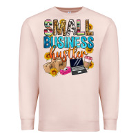 Pale Pink small business hustler Premium Sweatshirt - Zillion Design Studio