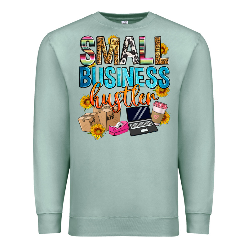Small Business Hustler Premium Sweatshirt by Zillion Design Studio | Teevron