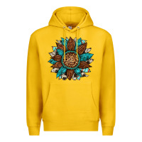 Lemon gemstone cowhide leopard turquoise sunflower Premium Hoodie - Artiststas