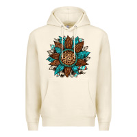 Tofu gemstone cowhide leopard turquoise sunflower Premium Hoodie - Artiststas