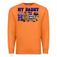 Carrot my daddy is my hero police Premium Sweatshirt - Zillion Design Studio