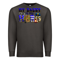 Smoke my daddy is my hero police Premium Sweatshirt - Zillion Design Studio