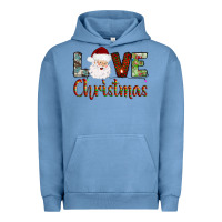 Pigment Pebble Blue love christmas Urban Hoodie - AdoDesignShop