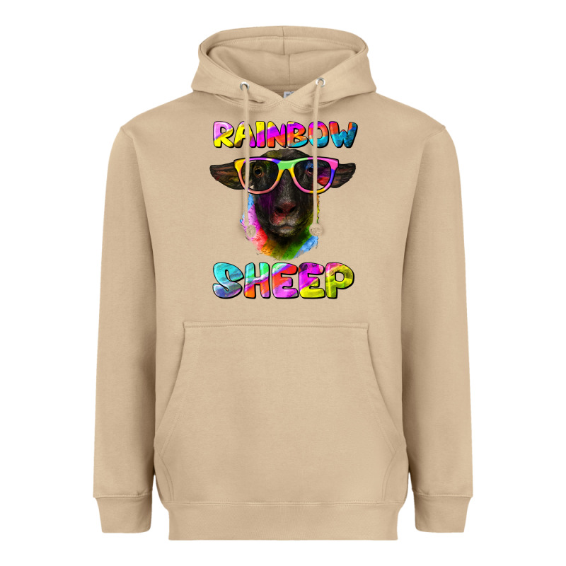Rainbow Sheep Suffolk Sheep Heavyweight Hoodie by RanaPortraitStore | Teevron