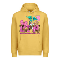 Antique Gold lpn licensed practical nurse Premium Hoodie - AdoDesignShop