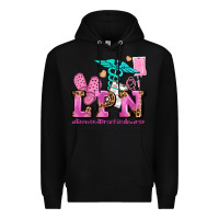 Black lpn licensed practical nurse Premium Hoodie - AdoDesignShop