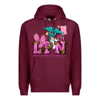 Burgundy lpn licensed practical nurse Premium Hoodie - AdoDesignShop