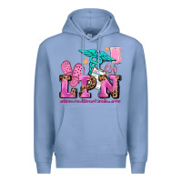 Colony Blue lpn licensed practical nurse Premium Hoodie - AdoDesignShop