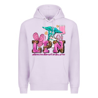 Lilac lpn licensed practical nurse Premium Hoodie - AdoDesignShop