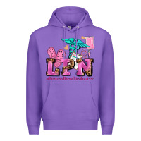 Purple lpn licensed practical nurse Premium Hoodie - AdoDesignShop