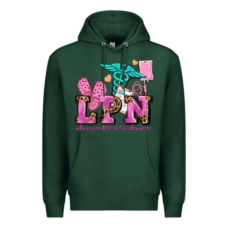Lpn Licensed Practical Nurse Premium Hoodie by AdoDesignShop | Teevron