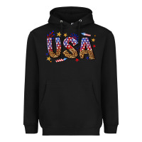 Black usa 4th of july bw Heavyweight Hoodie - texasbilliewilder