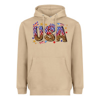 Mushroom usa 4th of july bw Heavyweight Hoodie - texasbilliewilder