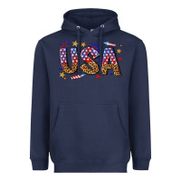 Navy usa 4th of july bw Heavyweight Hoodie - texasbilliewilder
