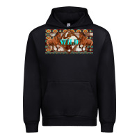 Black aztec horses and wild with cowhide license plate template Urban Hoodie - Artiststas