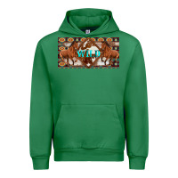 Emerald aztec horses and wild with cowhide license plate template Urban Hoodie - Artiststas