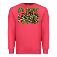 Cardinal my daddy is my hero army Premium Sweatshirt - Zillion Design Studio