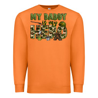 Carrot my daddy is my hero army Premium Sweatshirt - Zillion Design Studio