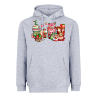 Heather Grey strawberry farm fresh coffee cups Heavyweight Hoodie - Zillion Design Studio
