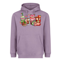 Lavender strawberry farm fresh coffee cups Heavyweight Hoodie - Zillion Design Studio