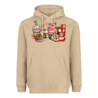 Strawberry Farm Fresh Coffee Cups Heavyweight Hoodie | Teevron