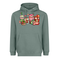 Sage strawberry farm fresh coffee cups Heavyweight Hoodie - Zillion Design Studio