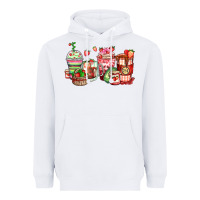 White strawberry farm fresh coffee cups Heavyweight Hoodie - Zillion Design Studio