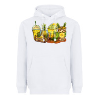 White pineapple farm fresh coffee cups Heavyweight Hoodie - Zillion Design Studio