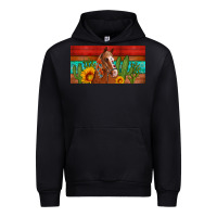 Black aztec horse cactus and sunflowers license plate template Urban Hoodie - Artiststas