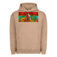 Pigment Burro aztec horse cactus and sunflowers license plate template Urban Hoodie - Artiststas