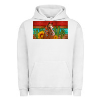 Aztec Horse Cactus And Sunflowers License Plate Template Urban Hoodie | Teevron