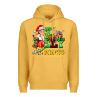 Mustard jolly nurse with Christmas element Premium Hoodie - AdoDesignShop