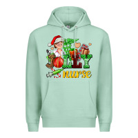 Seafoam jolly nurse with Christmas element Premium Hoodie - AdoDesignShop