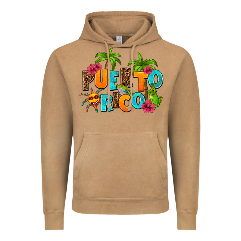 Puerto Rico Vintage Hoodie by AdoDesignShop | Teevron