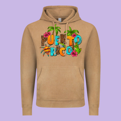 Puerto Rico Vintage Hoodie Designed By Adodesignshop