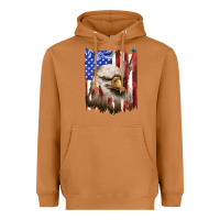 Meerkat usa flag with eagle head Heavyweight Hoodie - texasbilliewilder