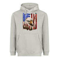 Moon Dust usa flag with eagle head Heavyweight Hoodie - texasbilliewilder