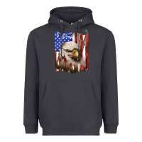 Smoke usa flag with eagle head Heavyweight Hoodie - texasbilliewilder