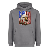 Storm usa flag with eagle head Heavyweight Hoodie - texasbilliewilder
